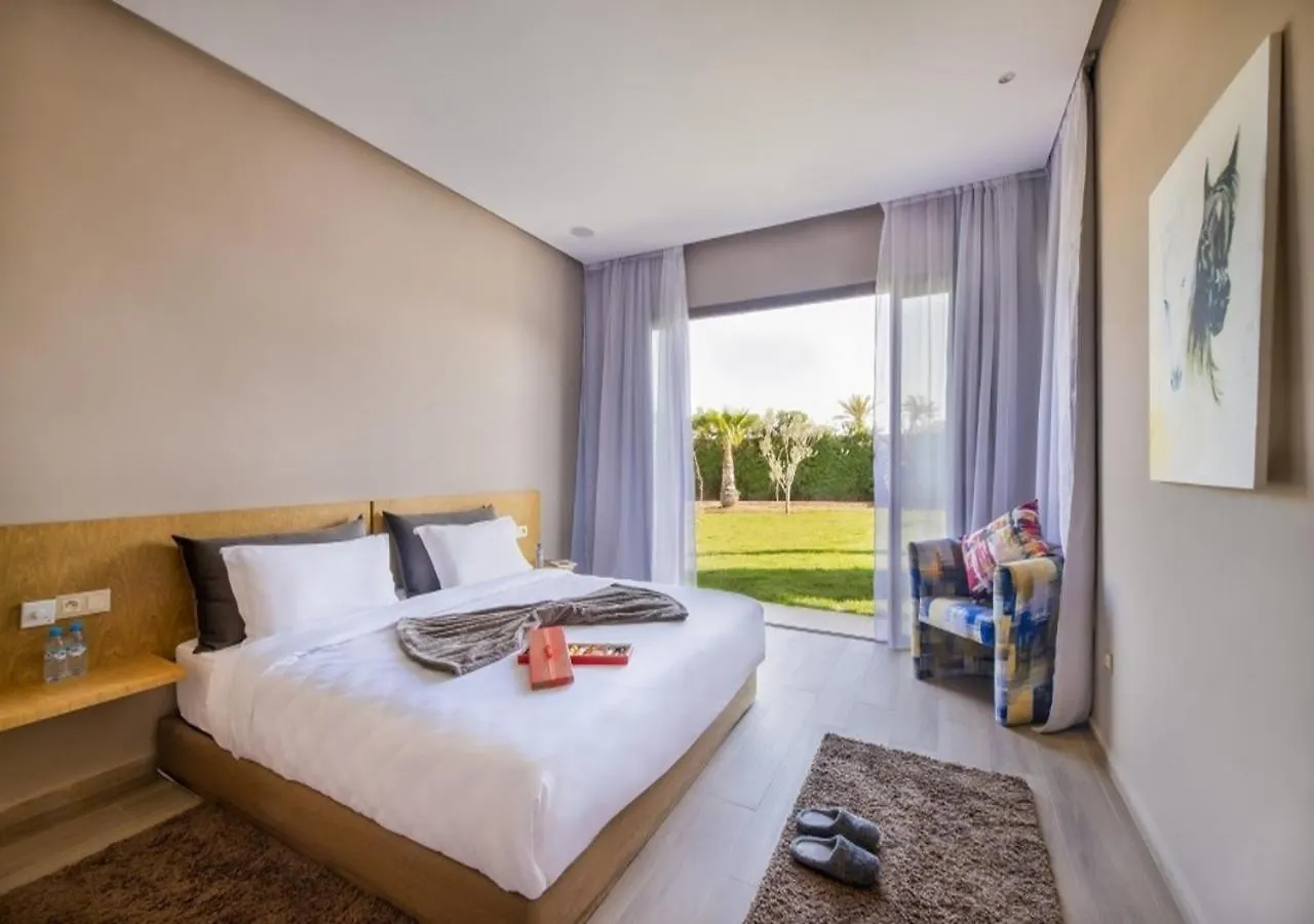 Palms Edge Villas Avec Piscine & Jardin Prives Marraquexe